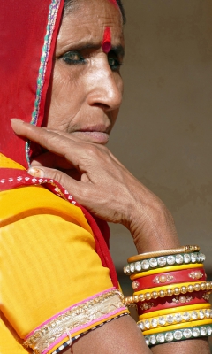 Woman with Bangles